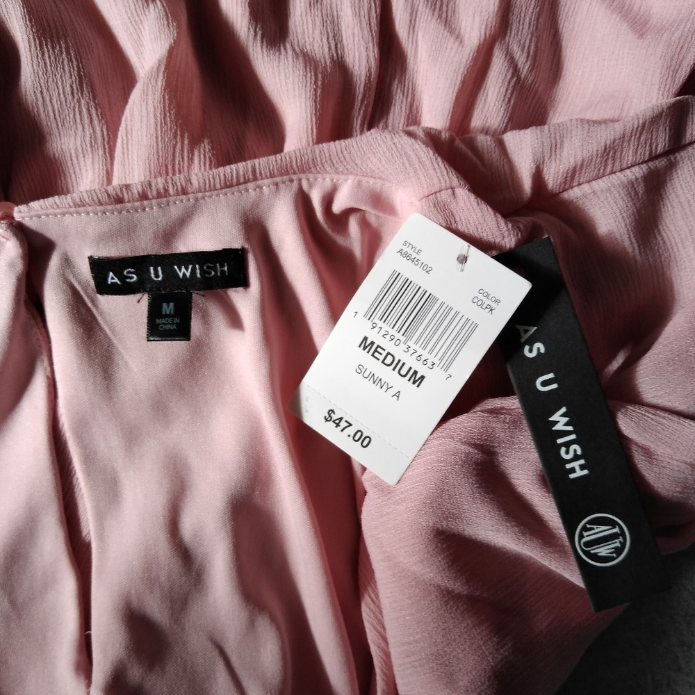 NWT Romper  As U Wish Sunny A size M  $47.00 NWT